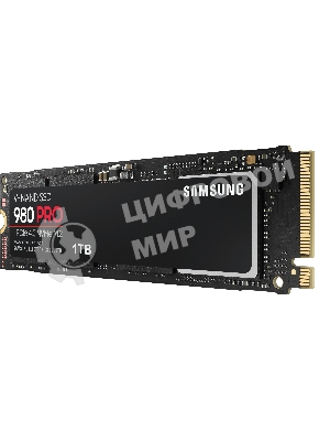 Накопитель SSD Samsung 980 PRO, 1TB, PCIe 4.0 x4, M.2 2280, NVMe, R/W 7000/5000, с радиатором
