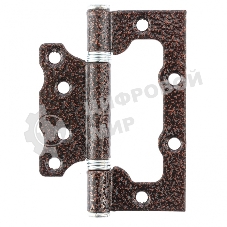 Петля накладная ПНУ-100, антик медь, 4шт. (Металлист) Россия