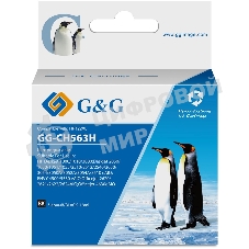 Картридж струйный G&G GG-CH563H черный (18мл) для HP DJ 1050/2050/2050s