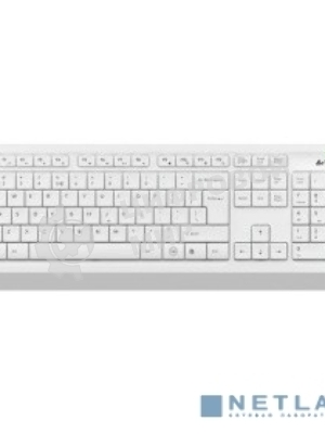 Комплект клавиатура+мышь A4Tech FStyler FG1010 беспроводной, USB, 2000 DPI, белый/серый