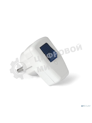 Вилка электрич. с выкл. с заземл. 16А 250В бел. UNIVersal 0056