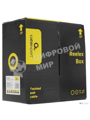 Кабель Cablexpert UPC-6004-SOL UTP кат.6, 4 пары, 0.57мм CCA одножильный серый (305м)