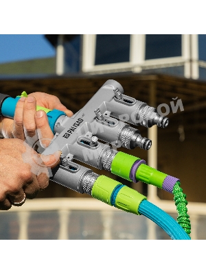 Разветвитель четырехканальный Palisad LUXE с внутренней резьбой 3/4