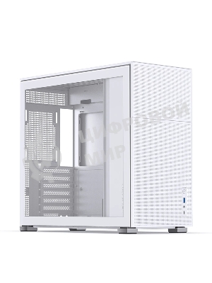 Компьютерный корпус без блока питания Case JONSBO D41 MESH, Midi-Tower, TG, no fan, 1xUSB-A 3.2 + 1xUSB-C 3.2, ATX, mATX белый