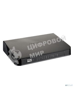 Коммутатор неуправляемый D-Link DES-1024A/E3A с 24 портами 10/100Base-TX