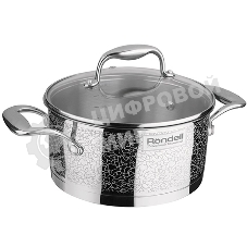 Кастрюля RONDELL RDS-343 Vintage 3,0л RONDELL RDS-343 с/кр. 3,0 л. Vintage. Диаметр: 20 см. Объем: 3.0 л. Высококачественная пищевая сталь 18/10. Толщина стенок 0.7 мм. Тройное вштампованное, а затем вплавленное дно 6.4 мм. Жидкостекольная внешняя деколь. Отметки литража на внутренней поверхности посуды. Крышка из термостойкого стекла с отверстием для выпуска пара. Клепочное крепление аксессуаров. Упаковка - подарочная коробка. Буклет с рецептами. Подходит для всех видов плит. Не подходит для использования в посудомоечных машинах.