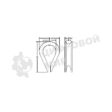 Коуш DIN 6899 d 8