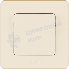 Рамка 1 пост слоновая кость Inspiria