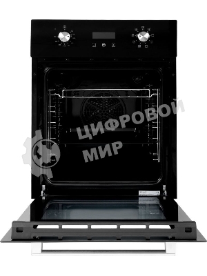 Духовой шкаф электрический Weissgauff EOY 451 PDB черный, встраиваемый