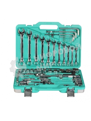 Набор головок и ключей 77 пред. УСИЛЕННЫЙ КЕЙС, МЕТАЛЛ. ЗАМКИ Sturm!