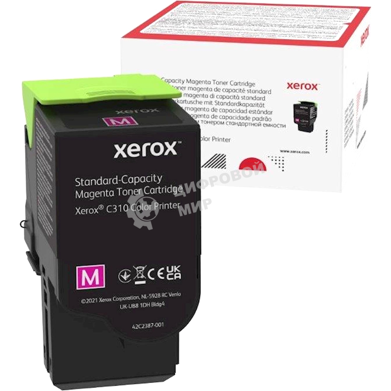 Картридж лазерный Xerox C310 пурпурный 2K (006R04362)
