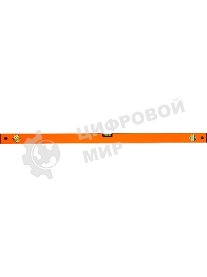 Уровень алюминиевый ВИХРЬ 1000мм фрезерованный 3 глазка