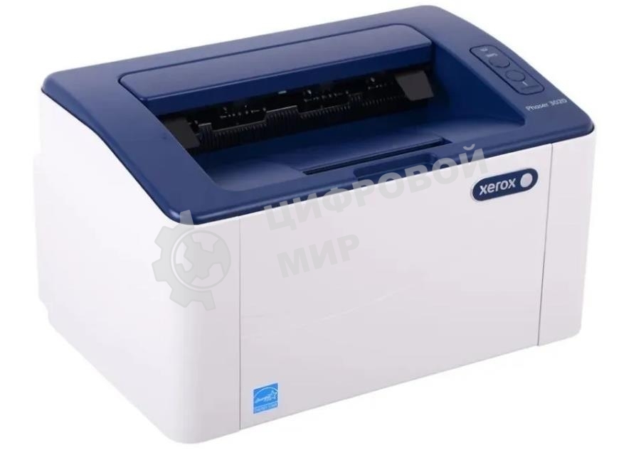 Принтер лазерный Xerox Phaser 3020 (P3020BI#), A4, ч/б, печ. до 20 стр/мин., 1200 x 1200 dpi, USB, Wi-Fi
