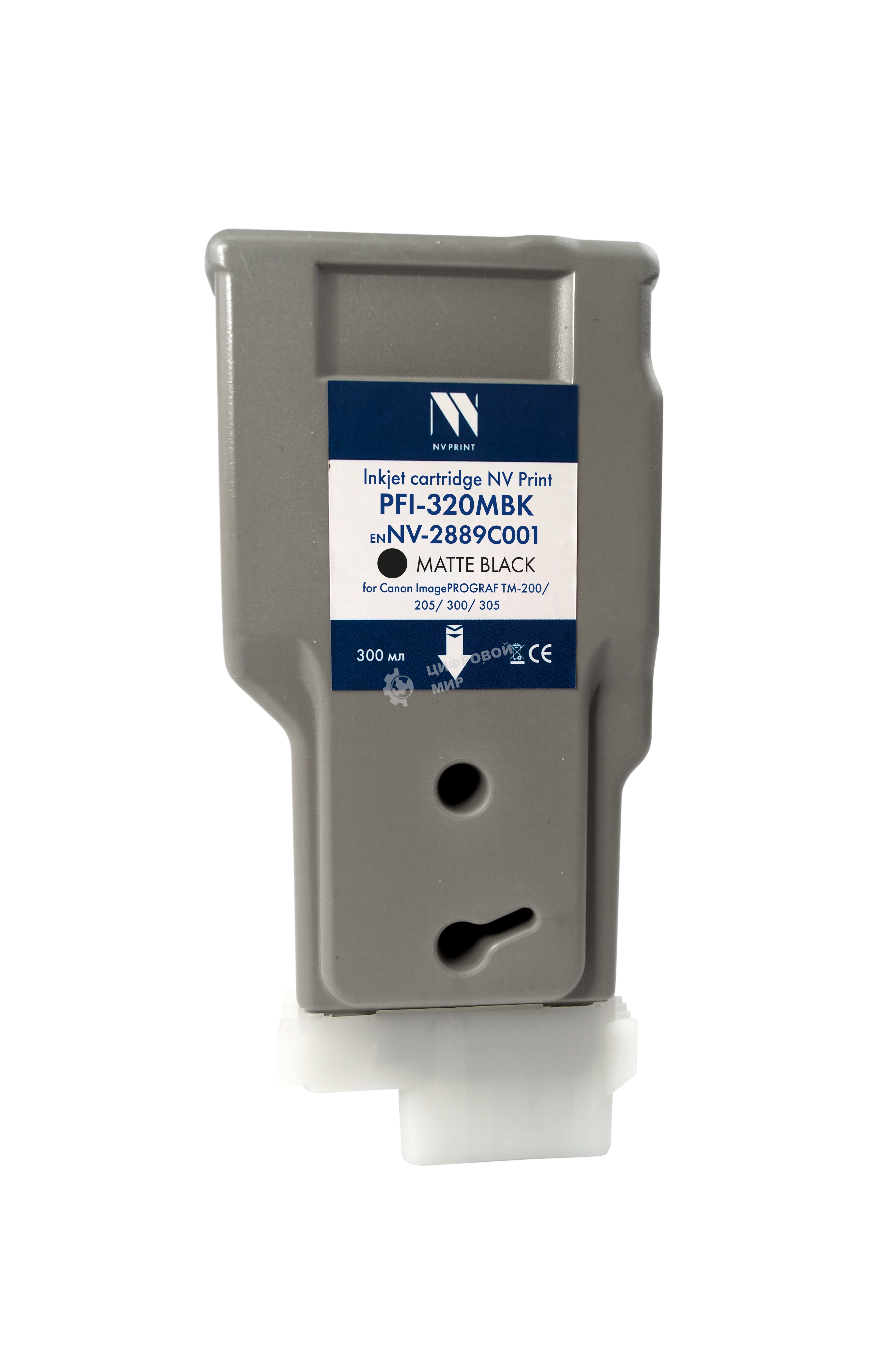 Картридж струйный NVPrint PFI-320MBK (NV-2889C001) Matte Black для Canon ImagePROGRAF TM-200/205/300/305 (300 мл) совместимый