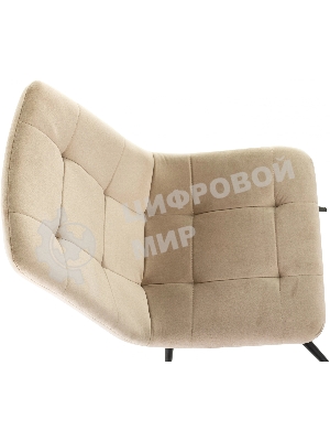 Стул для дома Бюрократ CH-K1_4 комплект 4 шт бежевый Holland 06 металл черный на ножках