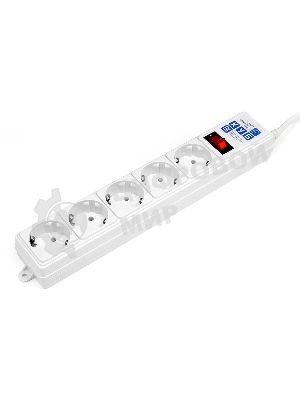 Сетевой фильтр Powercube SPG-B-15-WHITE 5 м, 5 розеток, белый, коробка