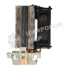 вентилятор CROWN Кулер для процессора CM-92 (Для Intel и AMD, TDP до 95 Ватт, 2шт. медных теплопроводных трубок, Гидродинамическии подшипник, Размер: 117*79*113 мм)