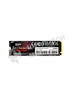 Накопитель SSD 250GB Silicon Power UD80, M.2 2280, PCI-E 3x4, [R/W - 3400/3000 MB/s]