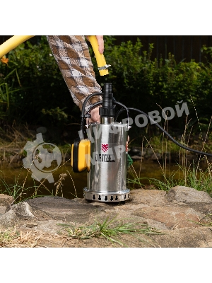 Дренажный насос Denzel DP600X, 600 Вт, подъем 7,5 м, 8500 л/ч