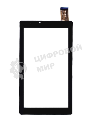 Сенсорное стекло (тачскрин) XHSNM0702308B, черное