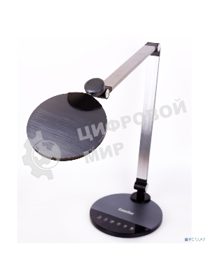 Светильник настольный Camelion KD-865 C48 черный металлик LED (10 Вт,230В,600 лм,сенс.рег.ярк и цвет.темп)