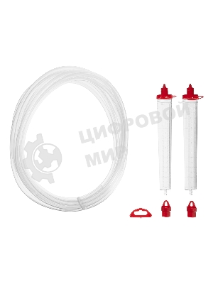 Гидроуровень Matrix удлиненная колба, рельефная градуировка, 7 м