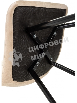 Стул для дома Бюрократ CH-K1_4 комплект 4 шт бежевый Holland 06 металл черный на ножках