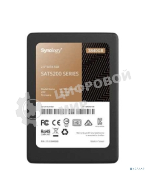 Накопитель SSD Synology SAT5221-3840G, 3.84Tb, SATA III, 2.5