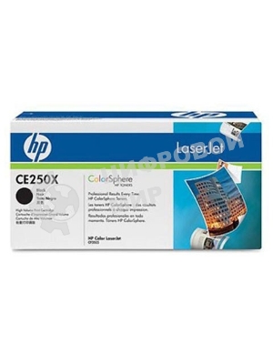 Картридж лазерный HP CE250X черный для CLJ CM3530/CP3525 10500 стр.
