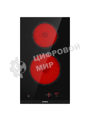 Варочная панель Gorenje ECT321BCSC, конфорок: 2 шт., стеклокерамика, независимая, черный