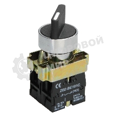 Переключатель LAY5-BD25 на 2 полож. черный I-O станд. ручка IEK BSW60-BD-2-K02