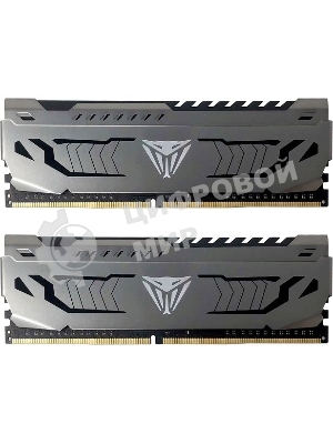 Оперативная память Patriot Viper Steel, DDR4, 32GB (2x16GB), 3600MHz, CL18, DIMM, радиатор, черный