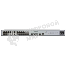 Коммутатор управляемый уровня 2, 24 порта 10/100/1000Base-T и 4 порта 100/1000BASE-X (SFP) (repl. SNR-S2982G-24TE)
