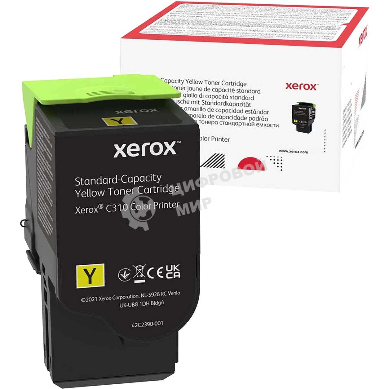 Картридж лазерный Xerox C310 желтый 2K (006R04363)