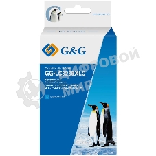 Картридж струйный G&G GG-LC3239XLC голубой (52мл) для Brother HL-J6000DW/J6100DW
