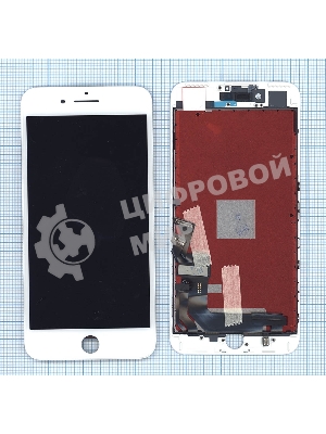 Дисплей для iPhone 7 Plus в сборе с тачскрином (Hancai) белый