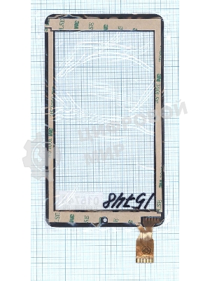 Сенсорное стекло (тачскрин) VTCP070B23-FPC-4.0, черное