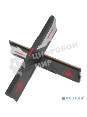 Оперативная память Patriot Viper Venom, DDR5, 64GB (2x32GB), 6400MHz, CL32, DIMM, с радиатором, черный