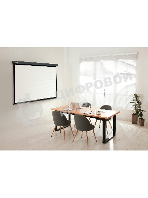 Экран Cactus 206x274см Wallscreen CS-PSW-206X274-SG 4:3 настенно-потолочный рулонный серый