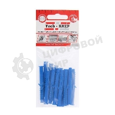 Дюбель распорный Чапай 6х60 шипы+усы полипропилен (уп.14шт) пакет Tech-Krep 111129