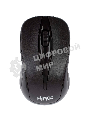 Мышь беспроводная HIPER HOMW-061 черный, 1000 dpi, радиоканал, USB, кнопки - 3