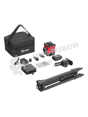 Лазерный уровень м-призм. MTX ML 360-3 Pro SET, 30 м, акк. Li 3000 мА·ч, состоит из 2 частей