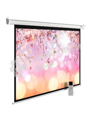 Экран Cactus 220x220 см MotoExpert CS-PSME-220x220-WT 1:1 настенно-потолочный рулонный белый (моторизованный привод)