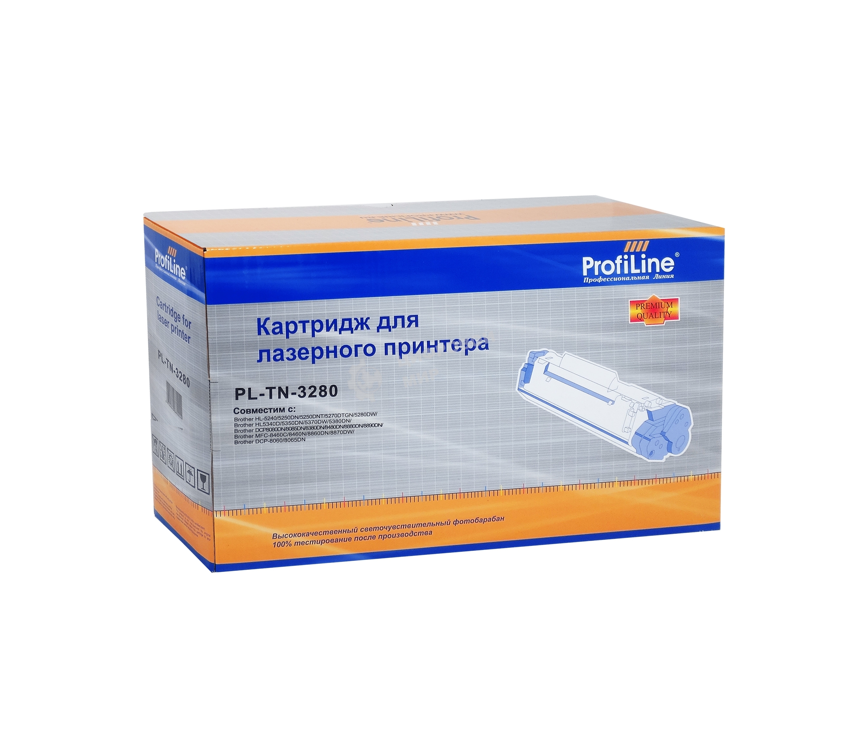 Картридж ProfiLine PL-TN-3280 для Brother HL-5240/5250DN/5250DNT/5270/5280DW/5340D/5370DW/3250/5380DN/MFC8460/8460N/8860DN/8870DW/8480DN/8890DW/8370DN/8880DN/DCP 8060/8065DN/8080DN 8000 копий