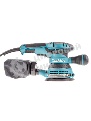 Эксцентриковая шлифовальная машина Makita BO5041 ЭШМ,300Вт,ф125мм,4000-12000об\м,ампл-2.8мм,1.4кг,кор,п\сборник,доп.рукоятка