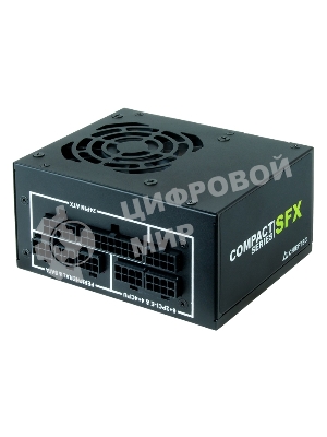 Блок питания Chieftec Compact CSN-450C, 450Вт, 80 PLUS Gold, 80мм, модульный, черный