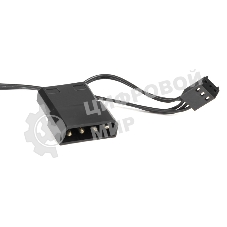 Вентилятор для корпуса Crown CMCF-12025S-1231 черный/синий, 120 мм, 1650 об/мин, 23 дБ, 3 pin