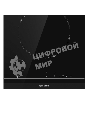 Варочная панель Gorenje ECT321BCSC, конфорок: 2 шт., стеклокерамика, независимая, черный
