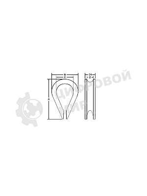 Коуш DIN 6899 d 5