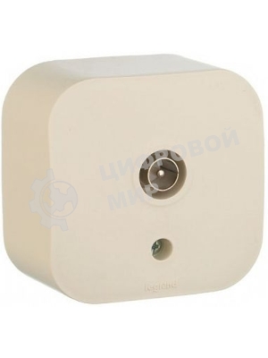 Розетка телевизионная TV Legrand 782245 (Слоновая кость)